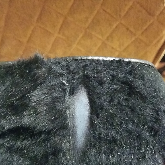 Michael Kors Black Rabbit Fur Crossbody Bag - Picture 7 of 7